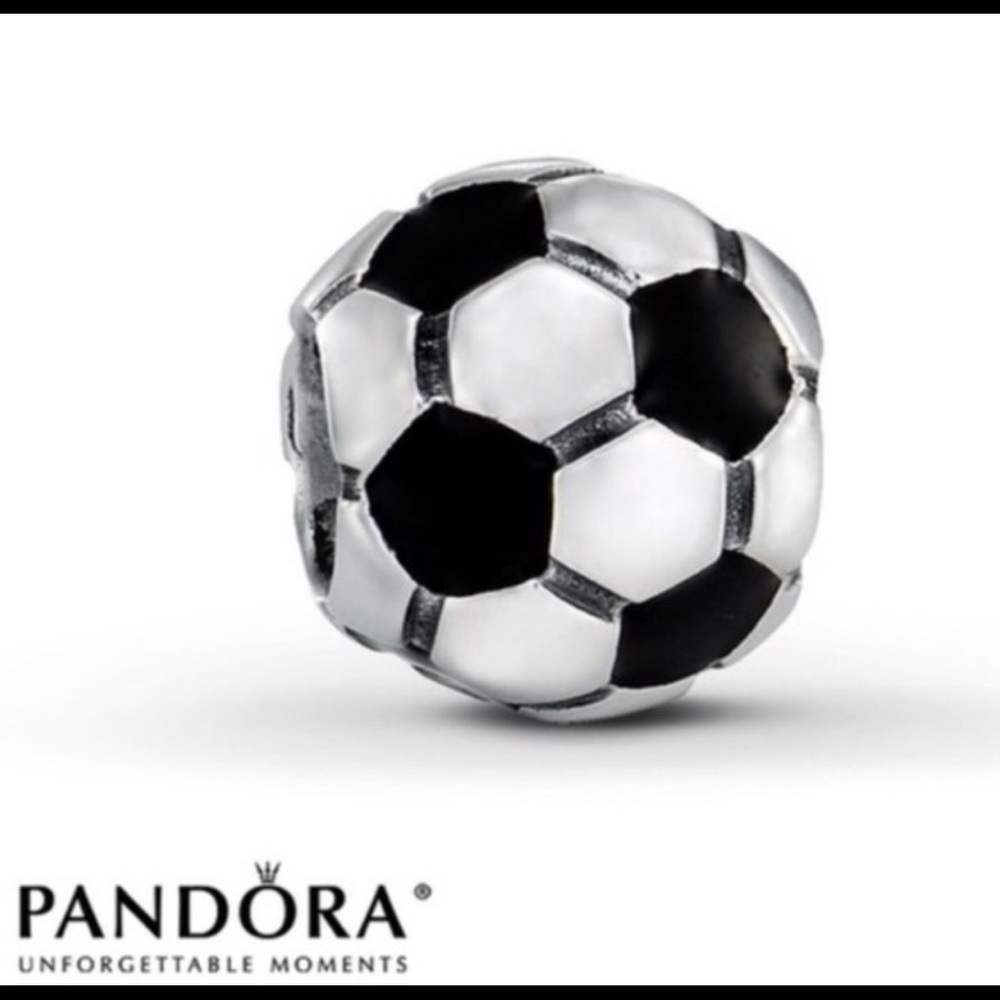 Pandora soccer ball charm